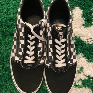 Checkered vans size 10.5 used (No box)